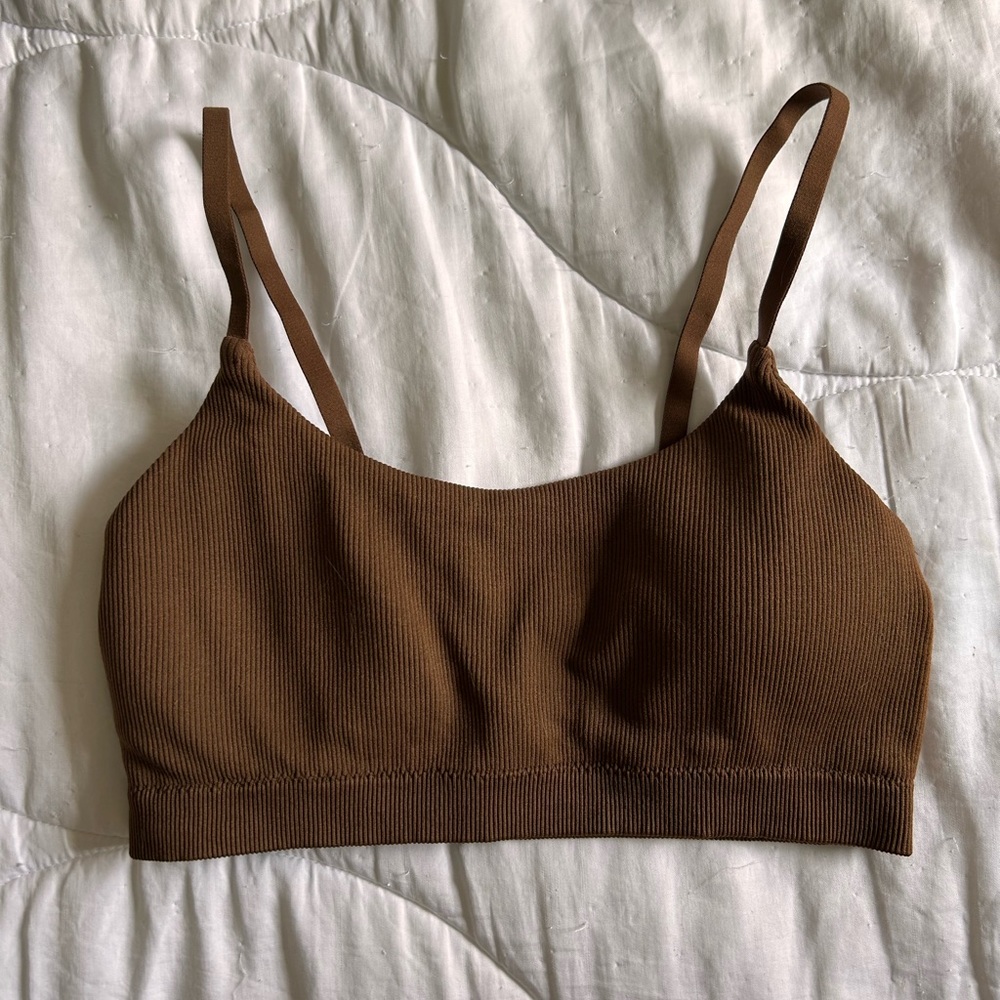 🥥 Chocolate brown lounge bralette